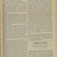 0999 - Page 989 - Valeur diagnostique des lésions vasculaires & périvasculaires de la syphilis nerveuse ; par L. Alquier... / Sociétés savantes. Académie des sciences. (Séance du 16 juillet 1906). Pigmentation des cheveux et de la barbe par les rayons X, par MM. A. Imbert et H. Marquès