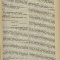 1003 - Page 993 - Sociétés savantes. Société de biologie. (Séance du 21 juillet 1906). Signification morphologique et fonctionnelle de l'hypothyse. M. Aug. Pettit / Analyses. Médecine. Sur les lésions des artères coronaires dans le cours des maladies infectieuses aiguës. (J. Wiesel. Wiener Wiener Klin. Wochens...) - Sur les modifications des vaisseaux coronaires dans les maladies infectieuses. (R. Wiesner. Id...) [A. Lemierre] / Chirurgie. Tumeurs malignes primitives de l'appendice. (H. D. Rolleston et Lawrence Jones. Amer. Journ. of the med. sc...) - Relation d'un cas de carcinome primitif de l'appendice vermiforme. (W. Mc Adam Eccles. Ibid...) [F. Gardner]