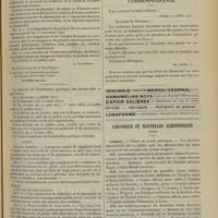 1041 - Page 1031 - La création du certificat d'études médicales supérieures. Rapport de M. Aristide Briand... ; décrets et arrêtés relatifs : à l'agrégation ; aux fonctions pour lesquelles, dans les Facultés de médecine, est exigé le certificat d'études médicales supérieures ; aux Écoles de plein exercice de médecine et de pharmacie ; aux fonctions de suppléant et de chef des travaux dans les Écoles de plein exercice et préparatoires de médecine et de pharmacie / Correspondance. [Ch. Pepin] / Chronique et nouvelles scientifiques. (Suite). Guerre