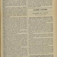 1047 - Page 1037 - Des hémorragies graves dans la gangrène pulmonaire ; par M. Nordmann... / Sociétés savantes. Académie des sciences. (Séance du 23 juillet 1906). Action toxique et localisation de l'émanation du radium. MM. Bouchard et Balthazard / Sur un nouveau procédé d'obtention des cristaux d'hémine dans le diagnostic médico-légal des taches de sang, par MM. Sarda et Caffart