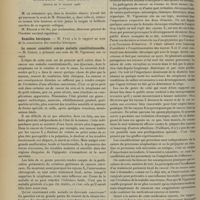 1048 - Page 1038 - Sociétés savantes. Académie des sciences. (Séance du 23 juillet 1906). Sur un nouveau procédé d'obtention des cristaux d'hémine dans le diagnostic médico-légal des taches de sang, par MM. Sarda et Caffart / Académie de médecine. (Séance du 31 juillet 1906). Le cancer considéré comme maladie constitutionnelle. M. Cornil, une note de M. Vigouroux