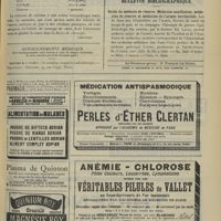 1053 - Page 1043 - Livres nouveaux. Contribution à l'étude du massage du coeur : les trémulations fibrillaires, par Maurice d'Halluin. [Chevrier] / Bulletin bibliographique