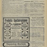 1065 - Page 1055 - Livres nouveaux. L'albuminurie goutteuse, par le Docteur P. de Grandmaison. [P. Ravaut] / Chemins de fer de Paris-Lyon-Méditerranée / Bulletin bibliographique