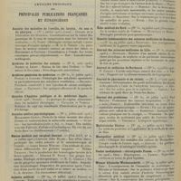 1068 - Page 1058 - Chronique et nouvelles scientifiques. Association d'enseignement médical professionnel / Articles originaux des principales publications françaises et étrangères. Annales des maladies de l'oreille, du larynx, du nez et du pharynx / Archives de médecine des enfants / Archives générales de médecine / Annales d'hygiène publique et de médecine légale / Annales médico-psychologiques / Boston medical and surgical Journal / Bulletin médical / Bulletin général de thérapeutique / Deutsche medizinische Wochenschrift / Écho médical du Nord / Gazette hebdomadaire des sciences médicales de Bordeaux / Journal des sciences médicales de Lille / Journal de médecine de Bordeaux / Journal de pharmacie et de chimie / Journal des praticiens / Medizinische Blatter / Montpellier médical / Pester medizinisch = chirurgische Presse / Wiener klinische Wochenschrift / Semaine médicale