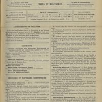 1079 - Page 1069 - Abonnements de vacances / Sommaire / Chronique et nouvelles scientifiques. Facultés de médecine / Écoles de médecine / Distinctions honorifiques / Nécrologie