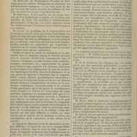 1110 - Page 1100 - Congrès français des médecins aliénistes & neurologistes de langue française. XVIe session, tenue à Lille, du 1er au 7 août 1906. Troisième question. - Médecine légale. La responsabilité des hystériques. M. Raoul Leroy... / Communications diverses. Nouvelle méthode d'éducation de la marche chez les ataxiques. M. Dewèvre... / Sur quelques caractères de certaines formes de nymphomanie. M. Gilbert Ballet / Rapports du traumatisme et de la paralysie générale. M. Brissaud