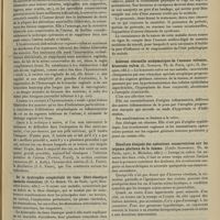 1169 - Page 1159 - Analyses. Chirurgie. Contribution à l'étude des tumeurs malignes de la prostate. (P. Hallopeau. Th. de Paris...) / Technique opératoire de l'hystérectomie abdominale sus-vaginale dans les lésions bilatérales des annexes. (Constantin Daniel. Th. de Paris...) / De la dystrophie congénitale du tissu fibro-élastique (maladie évolutive). (P. Le Mière. Th. de Paris...) / Sclérose rétractile ecchymotique de l'anneau vulvaire, kraurosis vulvae. (L. Nonique. Th. de Paris...) / Résultats éloignés des opérations conservatrices sur les organes génitaux de la femme. (Émile Gloumeau. Th. de Paris...) / Syphiligraphie. Le foie syphilitique hypersplénomégalique. (H. Grenier. Th. de Paris...)
