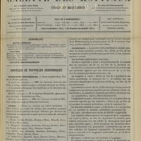 1187 - Page 1177 - Sommaire / Chronique et nouvelles scientifiques. Distinctions honorifiques / Guerre / Marine / Statistique / Deux internes des hôpitaux