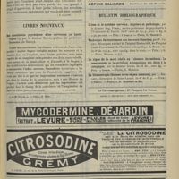 1233 - Page 1223 - Revue générale. Le cancer de la prostate ; par M. F. Gardner... IV. Symptomatologie. (A suivre) / Livres nouveaux. Des anesthésies psychiques dites nerveuses ou hystériques, par le Docteur Blum ; préface du Professeur Bernheim... [L. Alquier] / Bulletin bibliographique