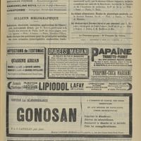 1245 - Page 1235 - Livres nouveaux. Sur un nouveau sérum antituberculeux, par le Docteur viguier de Maillane... [L. Gayard] / Bulletin bibliographique