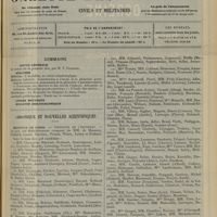 1259 - Page 1249 - Sommaire / Chronique et nouvelles scientifiques. Hôpitaux de Paris. (Voir la suite des nouvelles, p. 1259)