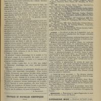 1269 - Page 1259 - Livres nouveaux. La peste en Agenois au XVIIe siècle, par le Docteur Couyba. [H. Hallopeau] / Chronique et nouvelles scientifiques. (Suite). Hôpitaux de Paris / Guerre / Nécrologie