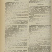 1278 - Page 1268 - Analyses. Médecine infantile. Préservation des nourrices et des nourrissons contre la syphilis. (R. Désormeaux. Th. de Paris...) / Chirurgie. Traitement des ulcères variqueux par l'incision circonférentielle de la jambe. (René Le Pipe. Th. de Paris...) / Contribution à l'étude de la coxa vara. (Poiffaut. Th. de Paris...) / Rein cancéreux et mobile. Difficultés du diagnostic. (Paul Giffrad. Th. de Paris...) / Obstétrique. Contribution à l'étude de l'avortement criminel. Les perforations utérines gangreneuses. (Ch. Paul. Th. de Paris...) / Médecine légale. La mythomanie, étude psychologique et médico-légale du mensonge et de la fabulation morbides. (A. Trannoy. Th. de Paris...)