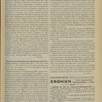 1291 - Page 1281 - Analyses. Chirurgie. Deux cas d'anévrisme traités par la suture à l'intérieur du sac. (F.-W. Parham. Southern Surg. and Gynecol. Assoc...) [F. Gardner] / Considérations statistiques sur l'épithélioma de la lèvre. (Giuseppe Serafini. Gazzetta degli osped. e delle clin...) [A. Gaullieur l'Hardy] / Thérapeutique. Deux cas de tétanos traités par les injections intra-spinales de solution à 25 p. 100 de sulfate de magnésie. (Samuel Logan et Matas. Orleans Parish medical Society, séance du 10 mars 1906, in New-Orleans med. and surg. journ...) [M. Lance] / Chemins de fer de Paris-Lyon-Méditerranée