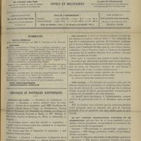 1295 - Page 1285 - Sommaire / Chronique et nouvelles scientifiques. Hôpitaux de Paris / Prix fillioux / Prix civiale / Le XIVe Congrès international d'hygiène et de démographie