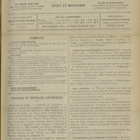 1307 - Page 1297 - Sommaire / Chronique et nouvelles scientifiques. Hôpitaux de Paris / Association française de chirurgie / Legs Marjolin / L'interdiction de l'absinthe à Lausanne