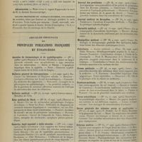 1308 - Page 1298 - Chronique et nouvelles scientifiques. L'interdiction de l'absinthe à Lausanne / Nécrologie / Leçons pratiques de clinique externe / Articles originaux des principales publications françaises et étrangères. Annales de dermatologie et de syphiligraphie / Bulletin général de thérapeutique / Bulletin médical / Écho médical du Nord / Gazzetta degli ospedali e delle cliniche / Gazette hebdomadaire des sciences médicales de Bordeaux / Journal des praticiens / Journal médical de Bruxelles / Marseille médical / Montpellier médical / Policlinico / Presse médicale / Province médicale / Revue scientifique / Revue générale des sciences pures et appliquées / Riforma medica / Tribune médicale