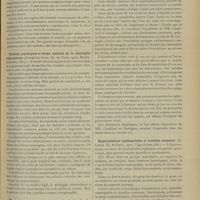 1313 - Page 1303 - Analyses. Médecine. Influence du mercure sur les reins. (Guérin. Th. de Paris...) / Troubles psychiques et forme mentale de la méningite tuberculeuse. (Joseph Le Gras. Th. de Paris...) / Éliminations provoquées et cryoscopie urinaire chez les tuberculeux. (Lucien Rabasse. Th. de Paris...) / Hyperesthésies systématisées et troubles connexes. (L. Lebar. Th. de Paris...)