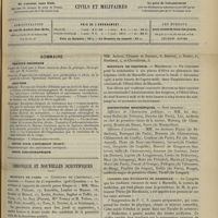 1319 - Page 1309 - Sommaire / Chronique et nouvelles scientifiques. Hôpitaux de Paris / Hôpitaux de Province / Distinctions honorifiques / Congrès des étudiants de Marseille