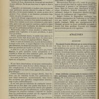 1324 - Page 1314 - Deux cas d'appendicite subaiguë avec perforation et abcès de la paroi du caecum. Opération. Guérison ; par le Docteur Lop... / Analyses. Médecine. Pneumonie franche débutant par un accès de faux croup. (G. Bosc. Revue des mal. de l'enf...) [L. Babonneix] / Crises cérébrales accompagnées de douleurs sous-occipitales ; anévrismes cérébraux miliaires et anévrismes vertébraux. (W. D. Ruston et E. E. Southard. Boston med. and surg. Journ...) [F. Gardner]