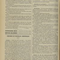 1340 - Page 1330 - Analyses. Syphiligraphie. Les maladies vénériennes et la réglementation de la prostitution au point de vue de l'hygiène sociale. (Morhardt. Th. de Paris...) [L. Gayard] / Chronique et nouvelles scientifiques. (Suite). Guerre / Ministère de l'intérieur / Statistique / Chemins de fer de Paris-Lyon-Méditerranée