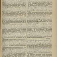 1361 - Page 1351 - Analyses. Médecine. Sur une épidémie d'intoxications par les haricots. (Bact. coli et bacille paratyphique B). (Rolly. Münch. med. Wochens...) [A. Lemierre] / Contribution à l'étude de la mycose aspergillaire du poumon humain. (L. Solmersitz. Deuts. med. Wochens...) [A. Lemierre] / Les troubles du débit urinaire dans les affections hépatiques. (Villaret. Th. de Paris...) [L. Gayard]