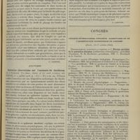 1375 - Page 1365 - Analyses. Chirurgie. Opération modifiée pour rein mobile. (J. Chalmers Da Costa. New-York med. Journ...) [F. Gardner] / Anatomie. Nouvelles observations sur l'anatomie du duodénum. (A. J. Ochsner. The Amer. Journ. of the med. sciences...) [F. Gardner] / Congrès. Congrès international d'hygiène alimentaire et de l'alimentation rationnelle de l'homme. (Paris, 22-27 octobre 1906). Programme de questions à traiter