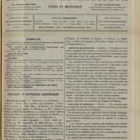 1379 - Page 1369 - Sommaire / Chronique et nouvelles scientifiques. Hôpitaux de Paris / Hôpitaux de Province / Facultés de médecine / Le XIXe Congrès de l'association française de chirurgie. (Voir la suite des nouvelles, p. 1378)