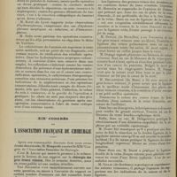 1384 - Page 1374 - Xe session de l'association française d'urologie. Pathogénie et traitement des hydronéphroses. Rapport présenté à la Xe session de l'association française d'urologie, par MM. Pierre Duval... et Raymond Grégoire... / XIXe Congrès de l'association française de chirurgie. M. Lejars : Chirurgie des gros troncs veineux