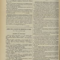 1388 - Page 1378 - Analyses. Neurologie. Sur l'importance diagnostique de la ponction lombaire en psychiatrie et neurologie. (Merzbacher. Riv. di Patol. nervosa e mentale...) [L. Alquier] / Contribution clinique et anatomo-pathologique à l'étude de l'aphasie. (Bonfigli. Riv. di patol. nervosa e mentale...) [L. Alquier] / Actes de la Faculté de médecine de Paris. Du 15 au 20 octobre 1906. Examens de doctorat / Chronique et nouvelles scientifiques. (Suite). Administration générale de l'assistance publique