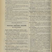 1392 - Page 1382 - Chronique et nouvelles scientifiques. Chemins de fer de Paris-Lyon-Méditerranée / Articles originaux des principales publications françaises et étrangères. Annales d'hygiène publique et de médecine légale / Boston medical and surgical Journal / Bulletin médical / Bulletin et mémoires de la Société anatomique de Paris / Écho médical du Nord / Gazzetta degli ospedali e delle cliniche / Pédiâtrie pratique / Policlinico / Presse médicale / Revue hebdomadaire de laryngologie, d'otologie et de rhinologie / Revue mensuelle des maladies de l'enfance / Revue neurologique / Revue scientifique / Riforma medica / Semaine gynécologique / Tribune médicale / Union médicale et scientifique du Nord-Est