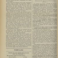 1394 - Page 1384 - Myopathie par sursauts deltoïdiens pendant les mouvements de l'épaule ; par M. Fr. Guermonprez... / Formulaire. Formule de savon liquide pour les mains avant les opérations / XIXe Congrès de l'association française de chirurgie. Discussion des rapports et communications diverses. M. Lapeyre... : Hystéropexie abdominale / M. Pozzi : Suture par invagination de l'uretère / M. Forgue... : Cancer primitif de l'ovaire à formations chorio-épithéliales / M. Lambert... : Pseudo-cancer inflammatoire du côlon transverse / M. Bégouin... : Grossesse abdominale avec rétention foetale de vingt et un ans