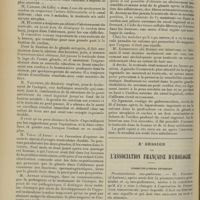 1434 - Page 1424 - XIXe Congrès de l'association française de chirurgie. Discussion des rapports. Ectopie testiculaire et ses complications. M. Kirmisson / Xe session de l'association française d'urologie. Communications diverses. Prostatectomie sus-pubienne. M. Pauchet...