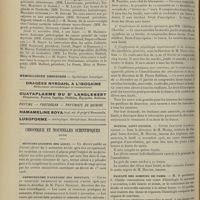 1520 - Page 1510 - Actes de la Faculté de médecine de Paris. Du 12 au 17 novembre 1906. Examens de doctorat / Thèses / Chronique et nouvelles scientifiques. (Suite). Médecins-adjoints des asiles / Amphithéâtre d'anatomie des hôpitaux / Hôpital Saint-Antoine / Faculté des sciences de Paris