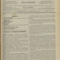 1523 - Page 1513 - Sommaire / Chronique et nouvelles scientifiques. Hôpitaux de Paris / Hôpitaux de Province / Épidémie de suette miliaire des Charentes