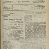 1535 - Page 1525 - Sommaire / Chronique et nouvelles scientifiques. Hôpitaux de Province / Facultés de médecine / Écoles de médecine / Guerre