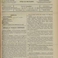 1547 - Page 1537 - Sommaire / Chronique et nouvelles scientifiques. Hôpitaux de Paris / Hôpitaux de Province / Facultés de médecine / Écoles de médecine