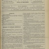 1559 - Page 1549 - Sommaire / Chronique et nouvelles scientifiques. Faculté de médecine de Paris / Facultés de médecine / Faculté libre de médecine de Lille / Contamination de nourrice, condamnation du médecin