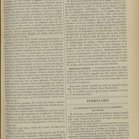 1601 - Page 1591 - Sociétés savantes. Académie de médecine. (Séance du 20 novembre 1906). Le cancer. M. Cornil, proposition de M. Poirier / Dysenterie bacillaire. M. Chantemesse, à propos de la communication faite par M. Widal / Formulaire. Le perborate de soude dans le pansement des plaies
