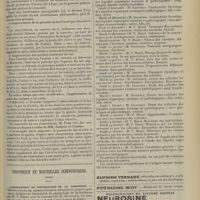 1603 - Page 1593 - Notes de thérapeutique. Le lactagol ou extrait de graines de cotonnier comme galactogène / Chronique et nouvelles scientifiques. (Suite). Laboratoire de physiologie de la Sorbonne