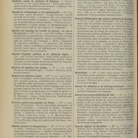 1640 - Page 1630 - Articles originaux des principales publications françaises et étrangères. Académie royale de médecine de Belgique / Annales de dermatologie et de syphiligraphie / Annales des maladies de l'oreille, du larynx, du nez et du pharynx / Annales d'hygiène publique et de médecine légale / Archives de médecine des enfants / Archives de médecine navale / Archives médico-chirurgicales du Poitou / Bulletin général de thérapeutique / Bulletin médical / Gazette hebdomadaire des sciences médicales de Bordeaux / Gynécologie / Journal de médecine et de chirurgie pratiques / Journal des sciences médicales de Lille / Journal médical de Bruxelles / Marseille médical