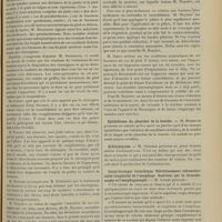 1661 - Page 1651 - Sociétés savantes. Société de chirurgie. (Séance du 28 novembre 1906). Fractures du cou de pied. M. Demoulin / Epithéliome du plancher de la bouche. M. Morestin / Actinomycose. M. Guinard / Corps étranger bronchique. Rétrécissement infranchissable congénital de l'oesophage. Guérison par la bronchoscopie et l'oesophagoscopie. M. Guisez