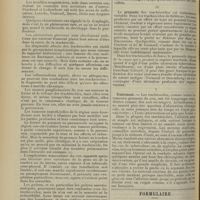 1686 - Page 1676 - Revue générale. La trachéocèle. (Tumeur gazeuse du cou) ; par MM. les Docteurs A. Guinard... et Guillaume-Louis... III. Symptômes / IV. Le pronostic / V. Traitement / Formulaire