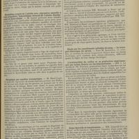 1697 - Page 1687 - Sociétés savantes. Société médicale des hôpitaux. (Séance du 7 décembre 1906). Sur un syndrome d'hyposystolie hépatique chez les tuberculeux pulmonaires. M. Léon Pouliot... / Myxoedème acquis de l'adulte avec régression sexuelle à l'état prépubère. Infantilisme réversif de l'adulte. Dysthyroïdie et dysorchidie. M. Gandy / Paraplégie par myélite traumatique. M. Henri Lamy / Société de biologie. (Séance du 8 décembre 1906). Recherches sur les voies de la circulation veineuse intra-hépatique à l'aide des injections de masses gélatineuses colorées. MM. Brissaud et Bauer / Etude sur les constituants colloïdes du sang. - Le transport électrique du sérum. M. Iscovesco / L'irrétractilité du caillot et sa production expérimentale par action directe sur les hématoblastes. MM. L. Le Sourd et Ph. Pagniez / Corps thyroïde et tempérament. MM. Léopold Lévy et Henri de Rothschild