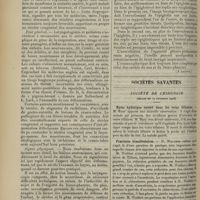 1722 - Page 1712 - Revue générale. Stridor des nouveau-nés. Stridor congénital des nourrissons ; par M. Rabé... III. Symptomatologie. (A suivre) / Sociétés savantes. Société de chirurgie. (Séance du 12 décembre 1906). Kyste hydatique ouvert dans les voies biliaires. M. Bazy / Fractures bimalléolaires. M. Walther