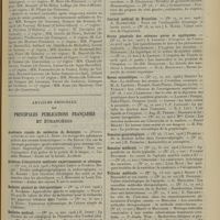 1747 - Page 1737 - Chronique et nouvelles scientifiques. (Suite). Guerre / Articles originaux des principales publications françaises et étrangères. Académie royale de médecine de Belgique / Archives d'électricité médicale expérimentale et clinique / Bulletin général de thérapeutique / Bulletin médical / Gazette hebdomadaire des sciences médicales de Bordeaux / Journal de médecine de Bordeaux / Journal des sciences médicales de Lille / Journal médical de Bruxelles / Revue générale des sciences pures et appliquées / Revue scientifique / Semaine gynécologique / Semaine médicale / Tribune médicale / Union médicale et scientifique du Nord-Est