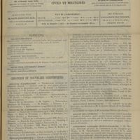 1763 - Page 1753 - Sommaire / Chronique et nouvelles scientifiques. Concours d'agrégation / Concours de l'internat / Hôpitaux de Province / Guerre / Distinctions honorifiques / Société de l'internat / Convention sanitaire Franco-Italienne / Nourrice contaminée