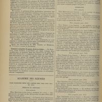 1770 - Page 1760 - Sociétés savantes. Société de médecine militaire française. (Séance du 20 décembre 1906). Prophylaxie de la syphilis dans l'armée. M. Lafeuille / Adénopathie suppurée du mésentère dans la fièvre typhoïde et l'appendicite. M. Sieur / Luxation complète du genou droit en dehors. M. Epaulard / Académie des sciences. Prix proposés pour les années 1908, 1909, 1910, 1911 et 1912