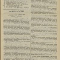 0031 - Page 21 - Revue générale. Sigmoïdites et périsigmoïdites ; par Albert Catz... / Sociétés savantes. Académie de médecine. (Séance du 2 janvier 1907). La diminution de la mortalité parisienne. M. Bertillon / Les abcès du foie dans la dysenterie. M. Bertrand...