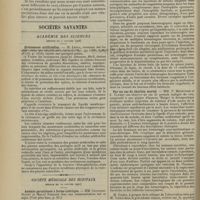 0080 - Page 70 - Anémie pernicieuse à forme ictérique. Amélioration par l'opothérapie médullaire. Modifications sanguines produites par l'arsenic, les rayons X et la moelle osseuse. Par MM. Courtois-Suffit et Marcel Ferrand / Sociétés savantes. Académie des sciences. (Séance du 7 janvier 1096). Croissances artificielles. M. Leduc / Société médicale des hôpitaux. (Séance du 10 janvier 1907). Anémie pernicieuse à forme ictérique. MM. Courtois-Suffit et Marcel Ferrand / Un cas d'infantilisme tardif avec autopsie. MM. Brissaud et Bauer / Des injections de sérums sanguins frais dans les états hémorragipares. M. P. Emile-Weil / Sur un cas de charbon mortel. MM. P. Ménétrier et J. Clunet